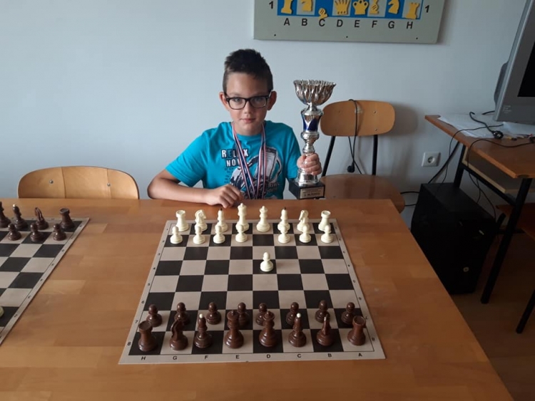 Mladi požeški šahist Renato Bilić pobjednik kadetskog šahovskog turnira &quot;Lovrinčevo 2019&quot; u Babinoj gredi