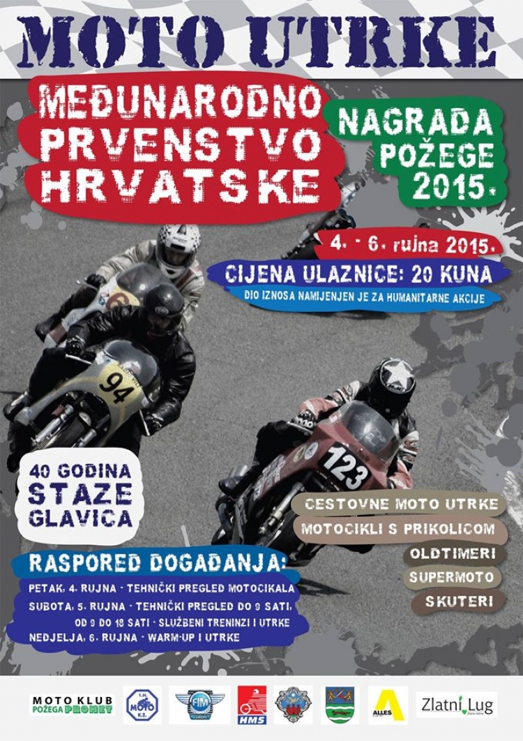 U nedjelju na Glavici Moto utrka &quot;Nagrada grada Požege 2015&quot;