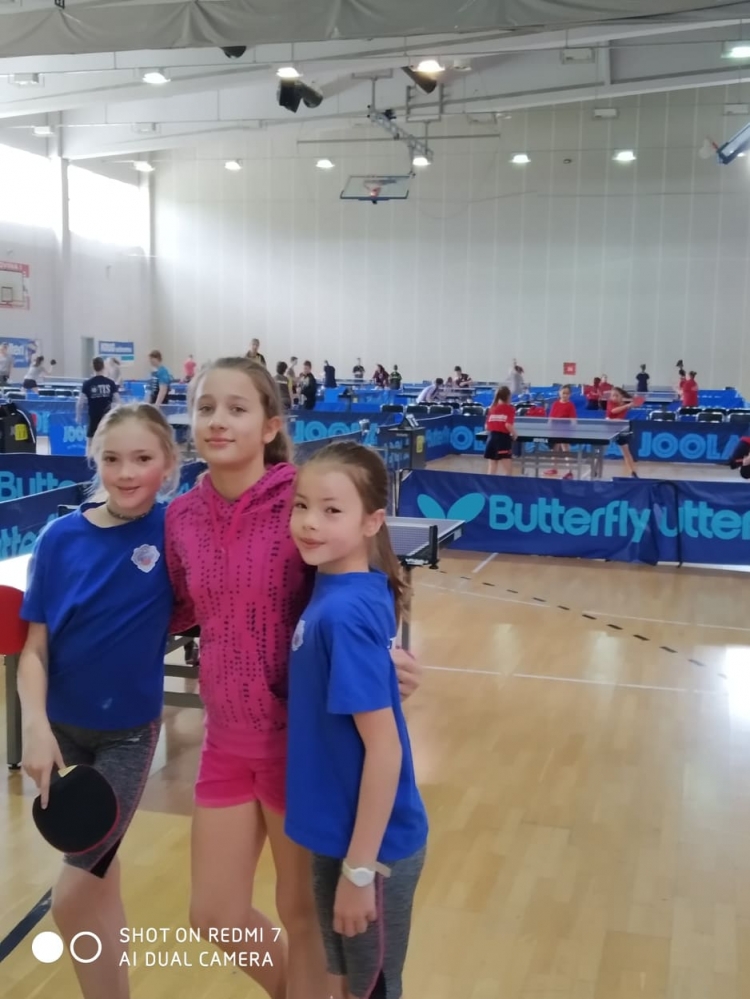 Kadetkinje STK Požega osvojile sedmo mjesto ekipno na državnom natjecanju u stolnom tenisu za najmlađe kadetkinje