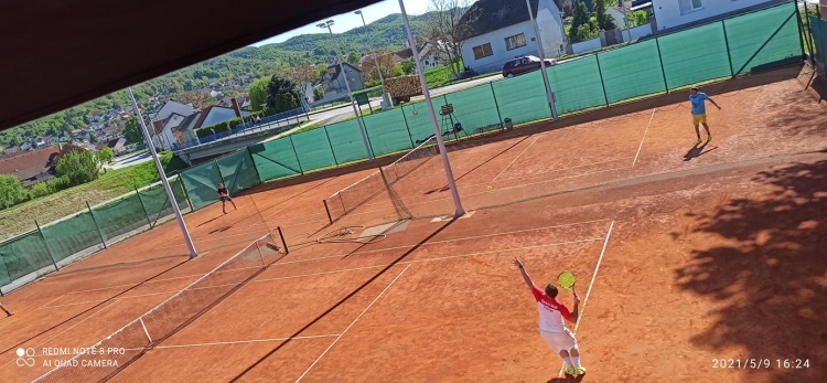 Tenisači Požege ostvarili dvije pobjede i jedan poraz u tri odigrana kola Treće Hrvatske teniske lige