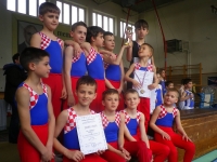 Mladi gimnastičari Sokola treći na 1. kolu kupa Slavonije i Baranje