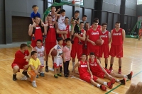 Hrvatska juniorska košarkaška reprezentacija na pripremama u Požeštini