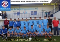 Juniori vidovačkog Dinama jesenski prvaci 1. ŽNL