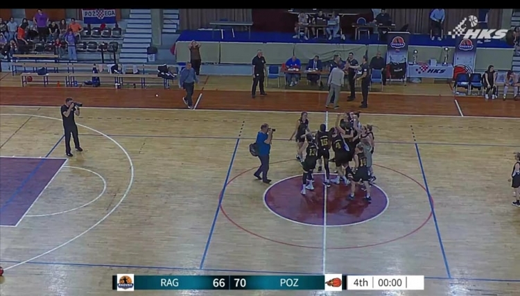 Plamene pobijedile Ragusu u Dubrovniku u četvrtoj finalnoj utakmici doigravanja Prve ženske košarkaške lige