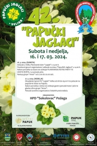 Hrvatsko planinarsko društvo &quot;Sokolovac&quot; Požega organizira 42.&quot;Papučke jaglace&quot; koji će se održati 16. i 17. 03. 2024.