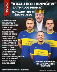 U četvrtak, 13. 04. 2023. s početkom u 16,00 sati u Kutjevu će se odigrati humanitarna nogometna utakmica za svjesnost o autizmu u organizaciji Udruge &quot;Mali princ&quot;
