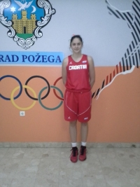 Košarkašica Ana Vojtulek u kadetskoj reprezentaciji Hrvatske