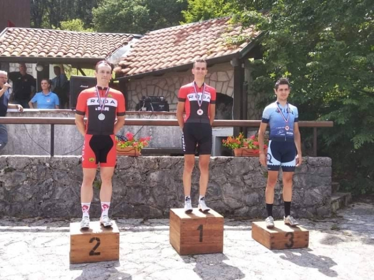 Matej Skuzin (Brdsko biciklistički klub Požega) osvojio 3. mjesto na prvenstvu Hrvatske u cestovnom usponu u kategoriji elite
