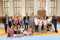 Požeške gimnastičare na treningu posjetili gimnastičar Tin Srbić, viceprvak Europe i jedriličar Šime Fantela, olimpijski, svjetski i europski prvak