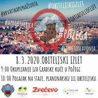 HPD Gojzerica u nedjelju, 08. 03. 2020. organizira 3. obiteljski izlet na Požešku goru