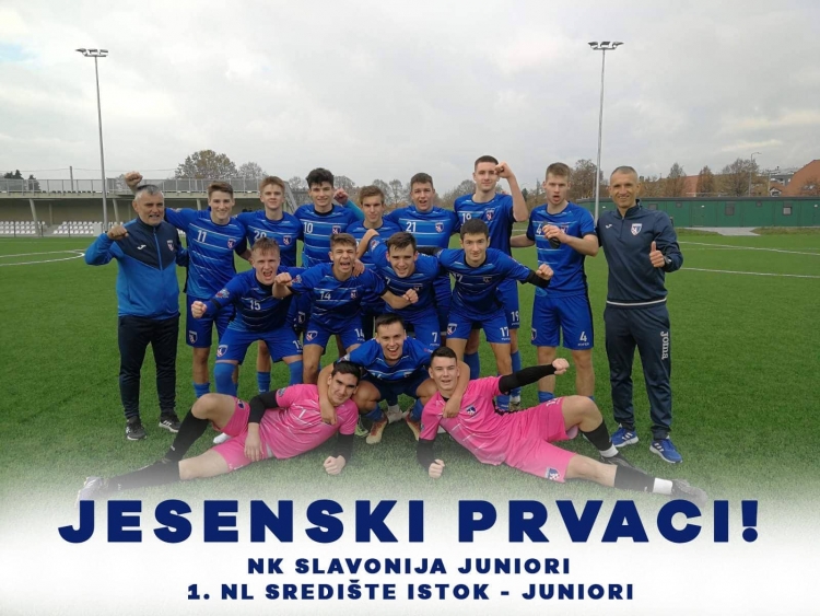 Juniori Slavonije jesenski prvaci Kvalitetne lige mladeži Slavonije i Baranje