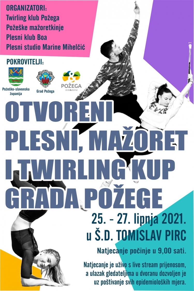U SD Tomislav Pirc se naredna tri dana održava &quot;Otvoreni plesni mažoret i twirling kup grada Požege