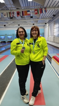 Mirjana Horvat i Nikolina Šimunović (KK Zlatni lug) kao viceprvakinje regije Istok ostvarile plasman na državno prvenstvo u kuglanju za parove