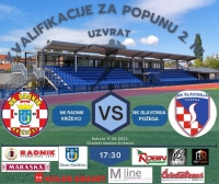 Slavonija danas u 17,30 sati protiv Radnika u Križevcima igra uzvratnu kvalifikacijsku utakmicu za ulazak u 2. NL