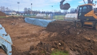 Počeli radovi na izgradnji zapadne tribine na igralištu Nogometnog kluba Slavonija