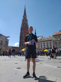 Aleksandar Buranji (AK Požega) nastupio na 15. Ferivi polumaratonu u Osijeku