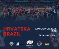 Prijenos današnje utakmice Hrvatska - Brazil u šetališnoj zoni u Požegi