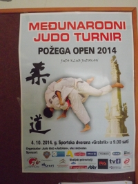 17. Međunarodni judo turnir &quot;Požega open 2014&quot; u subotu, 04. listopada u Grabriku