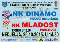 9. kolo 1. ŽNL : Dinamo domaćin, Požega i Croatia gosti