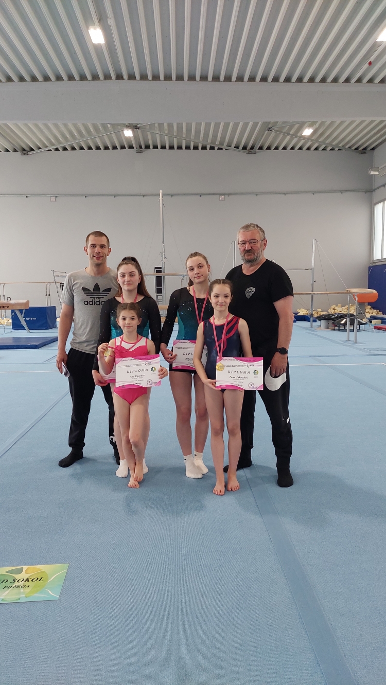 Uspješan nastup mladih gimnastičarki Sokola na kvalifikacijama regije Istok za Prvenstvo Hrvatske