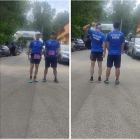 Članovi Atletskog kluba Požega Krešimir Valentić i Ivan Vitenberg nastupili na 23. Sljemenskom maratonu