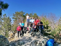 Planinari Gojzerice na nedjeljnom izletu na Papuku : Mališćak - Ivačka glava - Lapjak
