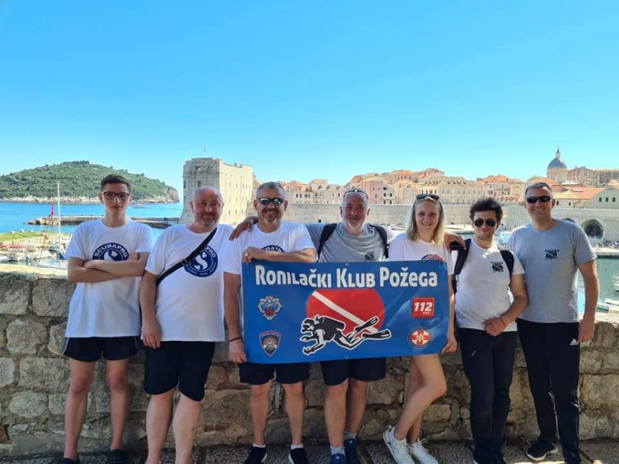 Sportska Hrvatska Pozeski ronioci sudjelovali u eko akciji u Dubrovniku